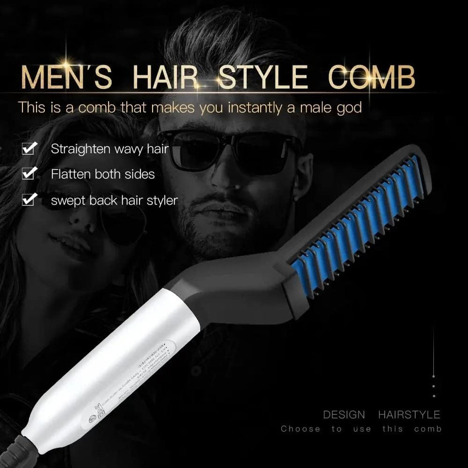 Beard and Hair Straightening Comb Brush for Men/Women.