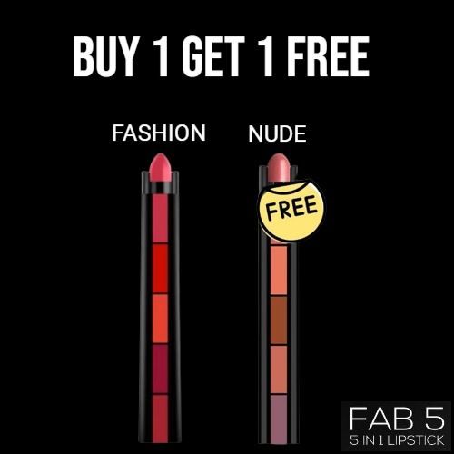 5-in-1 Matte Lipstick Waterproof -- Buy 1 Get 1 Free