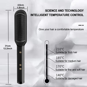 Hair Straightener Comb with 5 Temperature Control