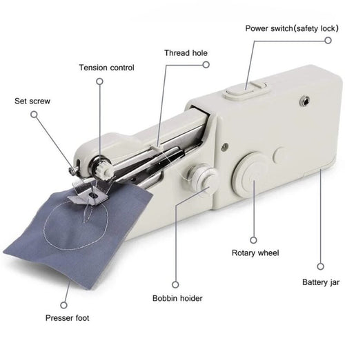 Portable Electric Mini Handheld Sewing Machine